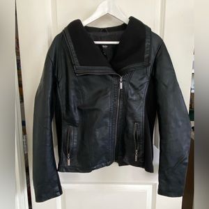 Mossimo vegan leather jacket size L